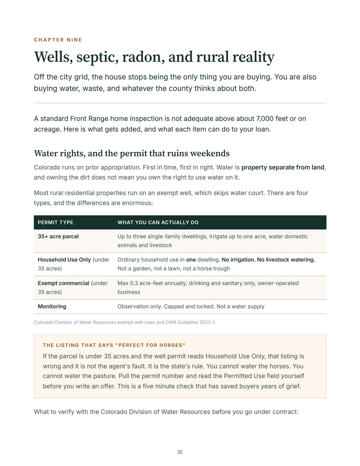 The insurance chapter, in full